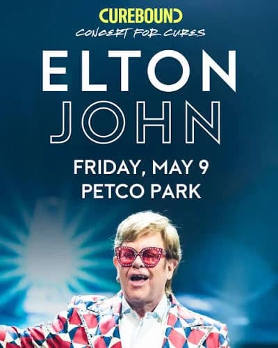 Elton John gala poster